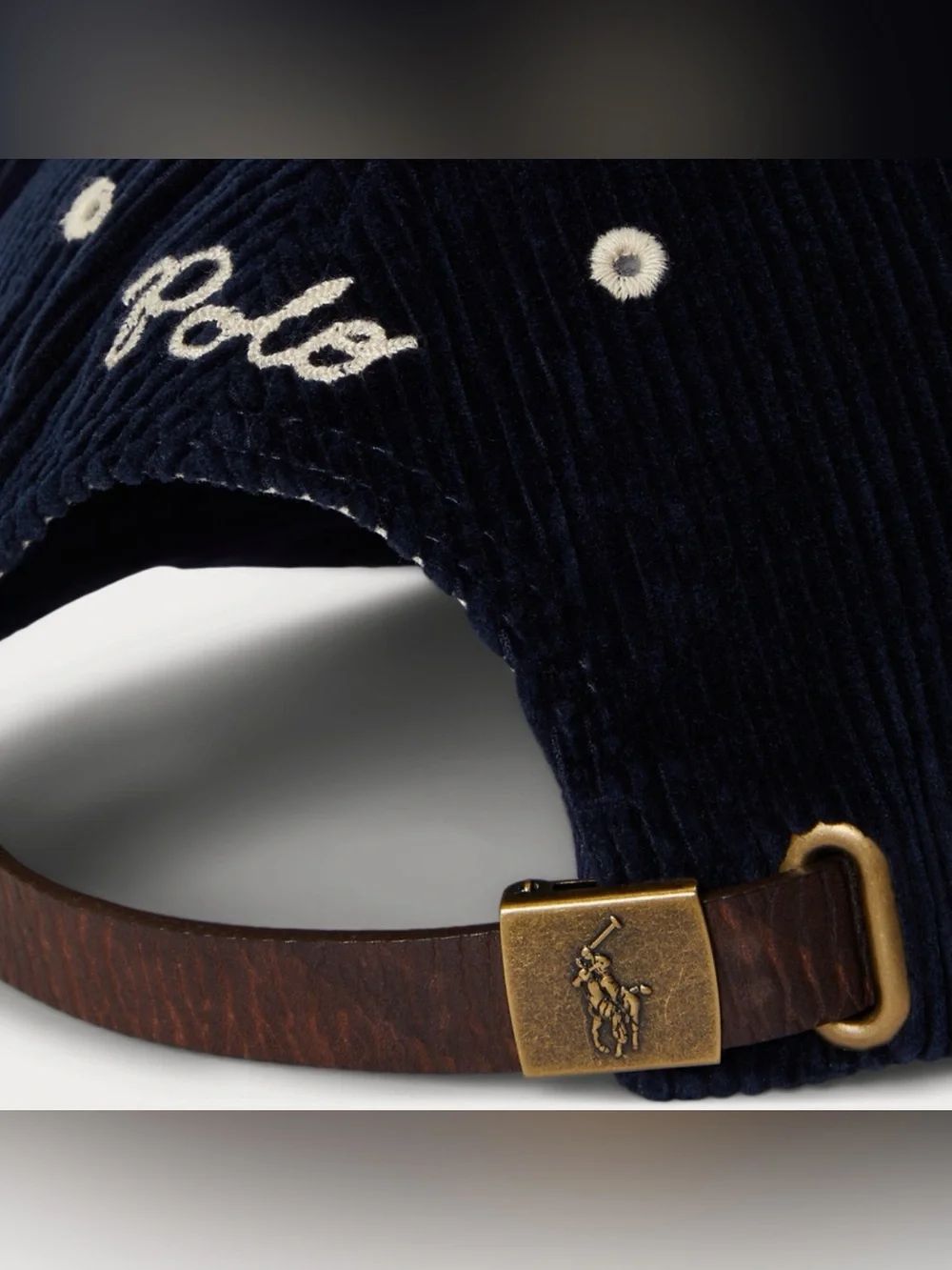 BRAND NEW ⭐️ Polo by Ralph Lauren NY Patch Corduroy Baseball Cap